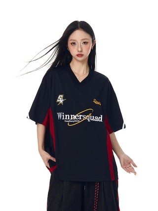 embroidered sports jersey