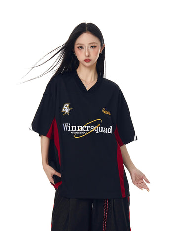 embroidered sports jersey