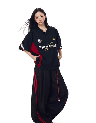 embroidered sports jersey