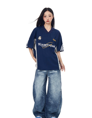 embroidered sports jersey