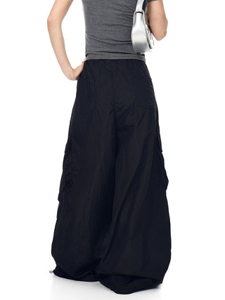 multi-pocket paratrooper pants