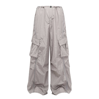 multi-pocket paratrooper pants
