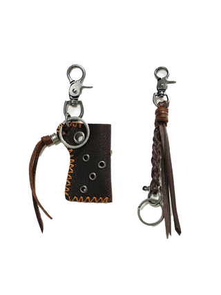 braided rope keychain