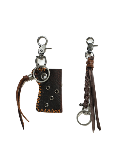braided rope keychain