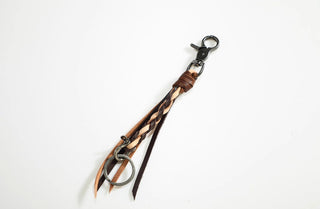 braided rope keychain