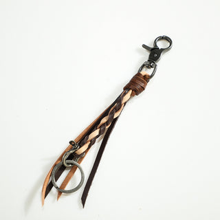 braided rope keychain