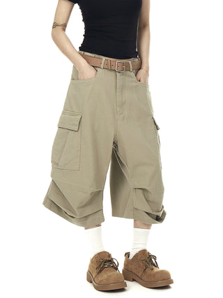 multi-pocket shorts