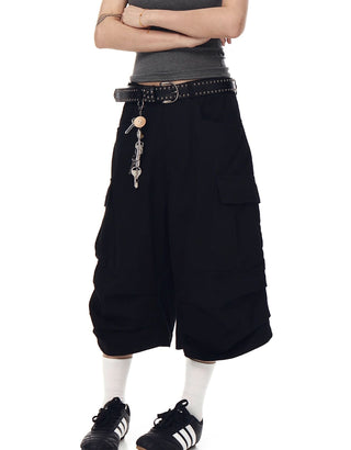multi-pocket shorts