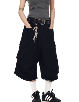 multi-pocket shorts