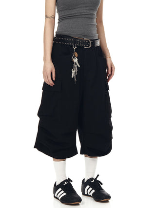 multi-pocket shorts