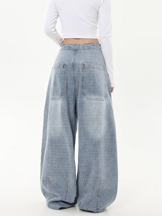 detachable plaid jeans