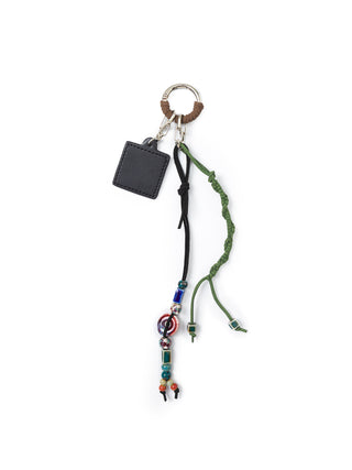 beaded lanyard keychain
