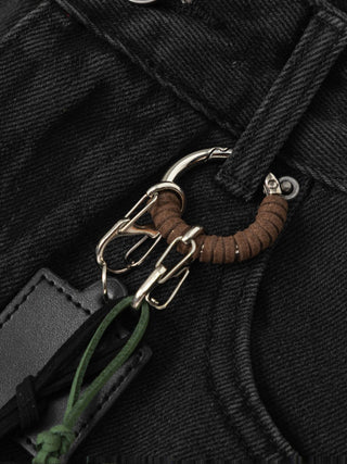beaded lanyard keychain