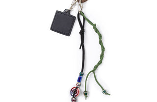 beaded lanyard keychain