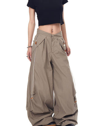 beaded rope paratrooper pants