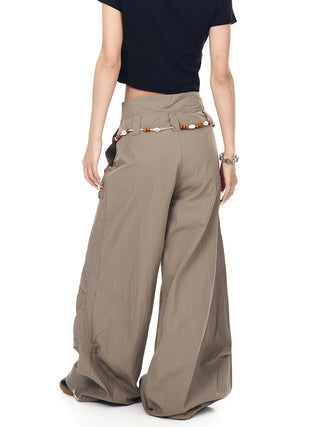 beaded rope paratrooper pants