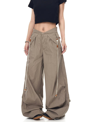 beaded rope paratrooper pants