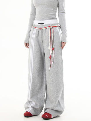 retro lace-up sweatpants