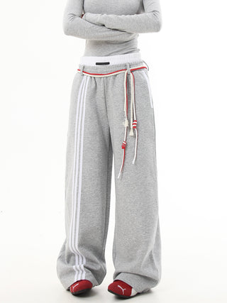 retro lace-up sweatpants
