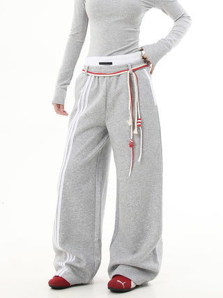 retro lace-up sweatpants