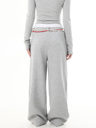 retro lace-up sweatpants