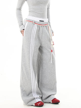 retro lace-up sweatpants