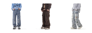 washed hole jeans