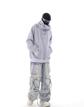 washed hole jeans