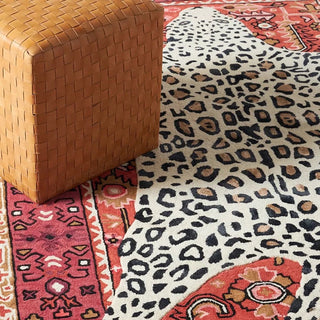 Boho Leopard Print Carpet