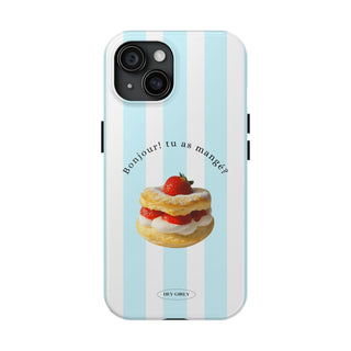 French Patisserie Striped iPhone Case