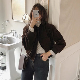 Fleece-lined turtleneck top (11 colors)