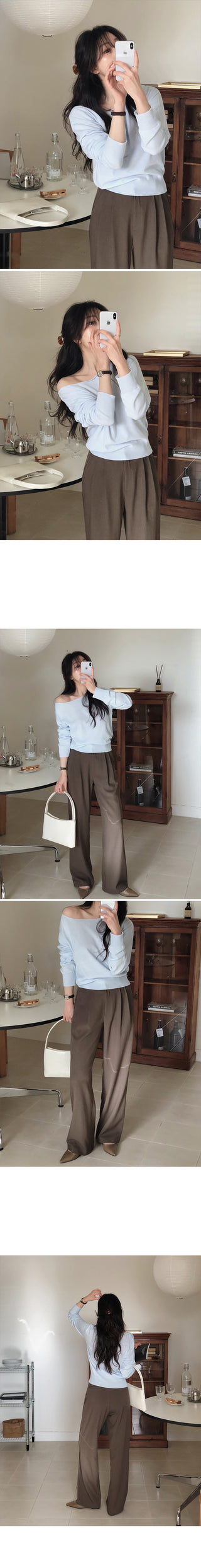 (6 colors) Chamomile Slim Knit