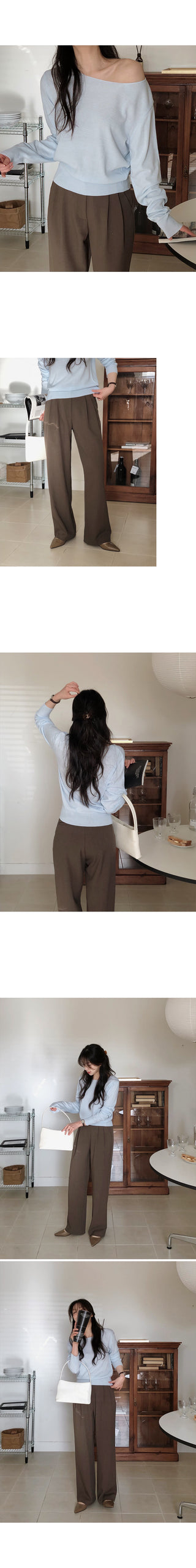 (6 colors) Chamomile Slim Knit