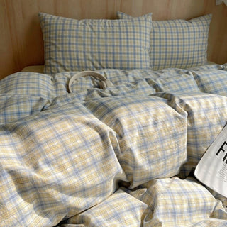 Retro Classic Plaid Duvet Cover Set