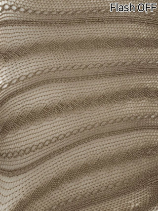 Diverso Line Vertical Pattern Mesh Tucked-Along Pantyhose