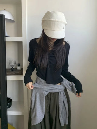 Rondy Drape Loose Fit Side Pendant Newsboy Cap