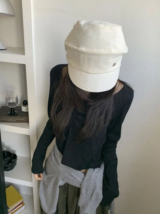 Rondy Drape Loose Fit Side Pendant Newsboy Cap