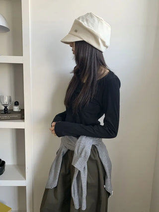 Rondy Drape Loose Fit Side Pendant Newsboy Cap