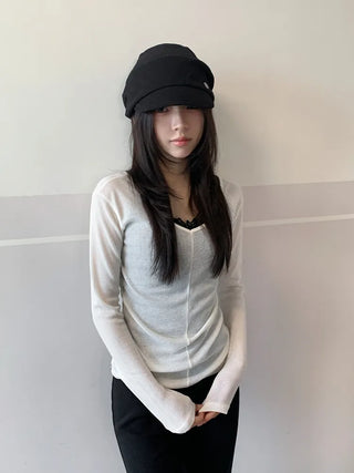 Rondy Drape Loose Fit Side Pendant Newsboy Cap
