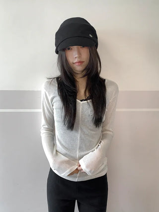 Rondy Drape Loose Fit Side Pendant Newsboy Cap
