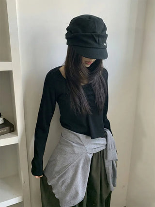 Rondy Drape Loose Fit Side Pendant Newsboy Cap