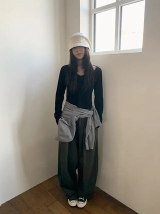 Rondy Drape Loose Fit Side Pendant Newsboy Cap