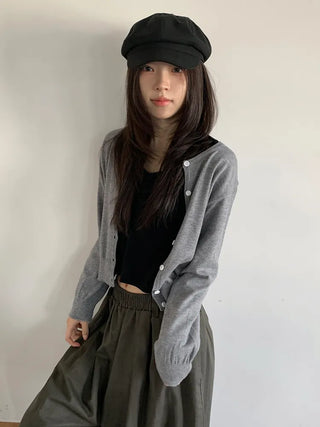 Domeo Curve Classic Plain Newsboy Cap Baker's Hat