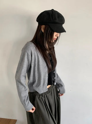 Domeo Curve Classic Plain Newsboy Cap Baker's Hat