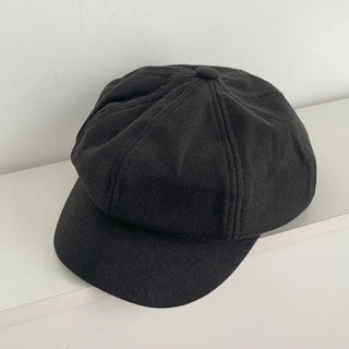Domeo Curve Classic Plain Newsboy Cap Baker's Hat