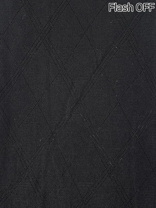 Jacquard Check Pattern See-through Footed Pantyhose