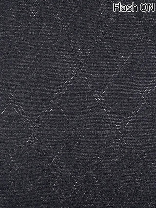 Jacquard Check Pattern See-through Footed Pantyhose