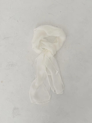 Delicate See-through Chiffon Long Scarf