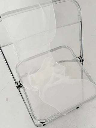 Delicate See-through Chiffon Long Scarf