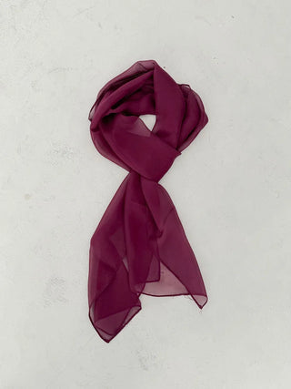 Delicate See-through Chiffon Long Scarf